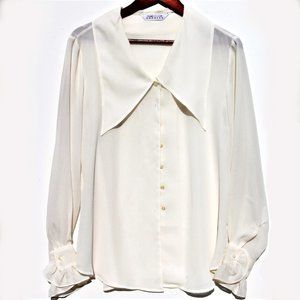 Women's Express Long Collar Blouse